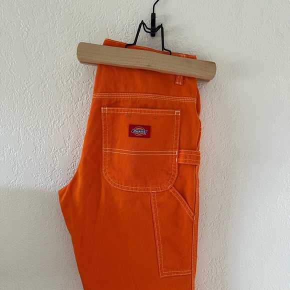 Dickies Orange Carpenter Pants - Size 0 - Picture 2 of 5